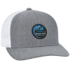 View Image 1 of 2 of Heather Trucker Snapback Cap - Full Color Patch