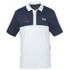 View Image 1 of 3 of Under Armour Performance 3.0 Color Block Polo - Embroidered