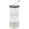 View Image 1 of 4 of Lagom Tumbler with Stainless Straw - 16 oz. - Laser Engraved