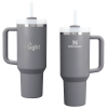 View Image 1 of 4 of Stanley Quencher H2.0 FlowState Vacuum Mug with Straw - 40 oz. - Laser Engraved