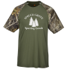 View Image 1 of 3 of Realtree Colorblock Performance T-Shirt