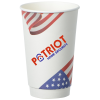 View Image 1 of 3 of Patriotic Full Color Insulated Paper Cup - 16 oz.