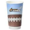 View Image 1 of 3 of Football Full Color Insulated Paper Cup - 16 oz.