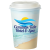 View Image 1 of 3 of Seaside Full Color Insulated Paper Cup with Lid - 16 oz.