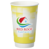 View Image 1 of 7 of Shady Checkers Full Color Insulated Paper Cup - 16 oz.