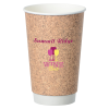 View Image 1 of 3 of Cork Full Color Insulated Paper Cup - 16 oz.
