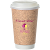 View Image 1 of 3 of Cork Full Color Insulated Paper Cup with Lid - 16 oz.
