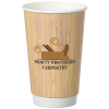 View Image 1 of 3 of Bamboo Full Color Insulated Paper Cup - 16 oz.
