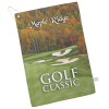 View Image 1 of 2 of Full Color Microfiber Golf Towel - 18" x 12"