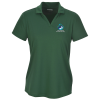 View Image 1 of 3 of Lightweight Performance Split V-Neck Polo - Ladies'