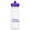 View Image 1 of 5 of Clear Impact Trainer Bottle - 24 oz.