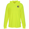 View Image 1 of 3 of Xtreme Visibility Mesh Long Sleeve Hooded T-Shirt