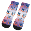 View Image 1 of 4 of Sublimated Low-Cut Ankle Crew Socks - Ladies' - Full Color