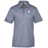 View Image 1 of 3 of adidas Space Dye Polo Shirt - Men's