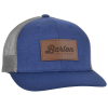 View Image 1 of 4 of Zone Sonic Heather Trucker Cap - Laser Engraved Patch - 24HR