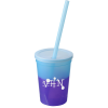 View Image 1 of 7 of Mood Stadium Cup with Straw - 12 oz. - 24 hr