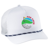 View Image 1 of 4 of Five Panel Poly Mesh Back Rope Cap