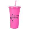 View Image 1 of 5 of Rave Tumbler with Lid and Straw - 26 oz.
