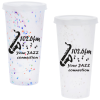 View Image 1 of 2 of Rave Rainbow Confetti Mood Tumbler with Lid - 26 oz.