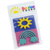 View Image 1 of 3 of Foam Stamps - Sun and Rainbow