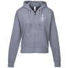 View Image 1 of 3 of District Perfect Tri Iconic Fleece 1/2-Zip Pullover Hoodie - Ladies' - Screen