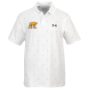 View Image 1 of 3 of Under Armour 3.0 Printed Performance Polo - Embroidered