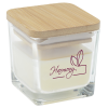 View Image 1 of 4 of Mini Candle with Bamboo Lid