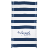 View Image 1 of 3 of Cabana Stripe Fringed Beach Towel