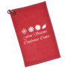 View Image 1 of 3 of Junior League Golf Towel with Carabiner - Colors