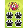 View Image 1 of 2 of Oval and Paws Vehicle Magnets - 8-1/2" x 5-3/4"