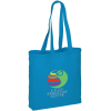 View the Gusseted Cotton Sheeting Tote - Color- Full Color