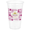 View Image 1 of 1 of Full Color Clear Plastic Cup - 24 oz.