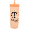 View Image 1 of 3 of Macaron Tumbler with Straw - 26 oz.