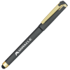 View Image 1 of 7 of Cali Soft Touch Stylus Gel Pen - Metallic - Matte Gold - 24 hr