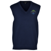 View Image 1 of 3 of Easy Care Tri-Blend Sweater Vest