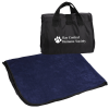 View Image 1 of 5 of Fleece/Nylon Outdoor Blanket - 24 hr