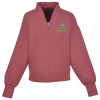 View Image 1 of 3 of OGIO Icon Double Knit 1/4-Zip Pullover - Ladies'