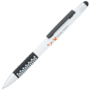 View Image 1 of 6 of Honeycomb Soft Touch Stylus Metal Pen - Full Color