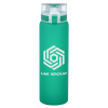 View Image 1 of 5 of h2go Mudra Glass Bottle - 21 oz.