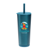 View Image 1 of 3 of Astrid Vacuum Tumbler with Straw - 24 oz.