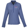 View Image 1 of 3 of Cutter & Buck Peshastin Fleece Half Zip Pullover - Ladies'