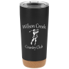 View Image 1 of 3 of Austin Vacuum Tumbler with Cork Bottom - 20 oz. - 24 hr
