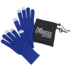 View Image 1 of 6 of Extended Cuff Touch Gloves with Pouch