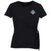 View Image 1 of 3 of Soft Wrap Knit Blouse - Ladies'