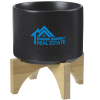 View Image 1 of 5 of Saratoga Ceramic Flower Pot