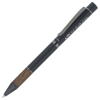 View Image 1 of 5 of Luxe Walnut Twist Gel Metal Pen