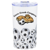 View Image 1 of 5 of Soccer Full Color Travel Tumbler - 20 oz.