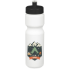 View Image 1 of 2 of Sport Bottle with Push Pull Lid - 28 oz. - White - Full Color