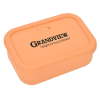 View Image 1 of 5 of Silicone Rectangle Food Container with Air Valve - 24 oz.