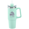 View Image 1 of 7 of Lyon Vacuum Mug with Straw - 30 oz.
